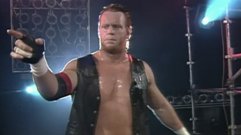 Mark Calaway wrestling at WCW Capital Combat 1990 as "Mean Mark"