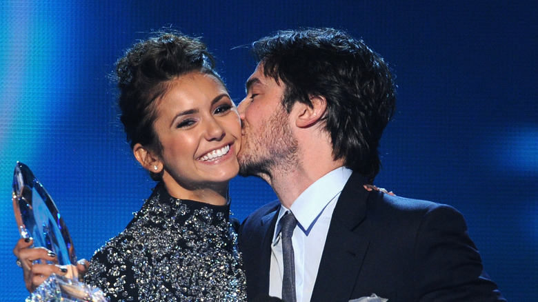 Nina Dobrev and Ian Somerhalder