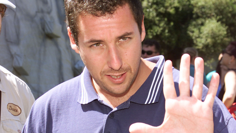 Adam Sandler at pediatric AIDs event