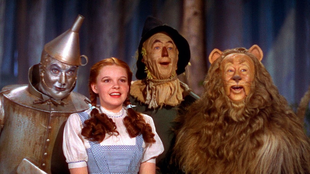 Dorothy and friends smiling