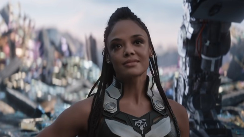 Valkyrie tilting her head