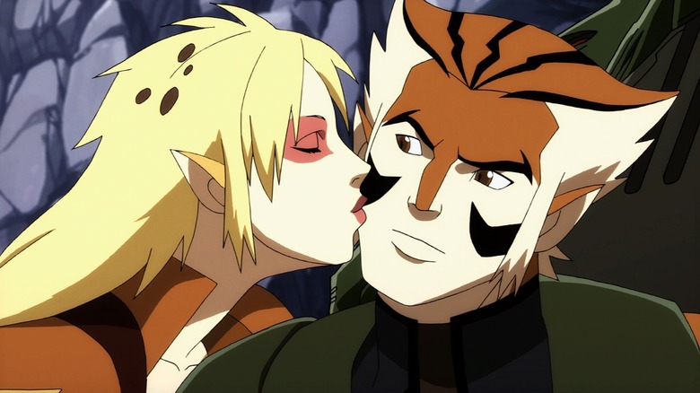 Cheetara smooches Tygra