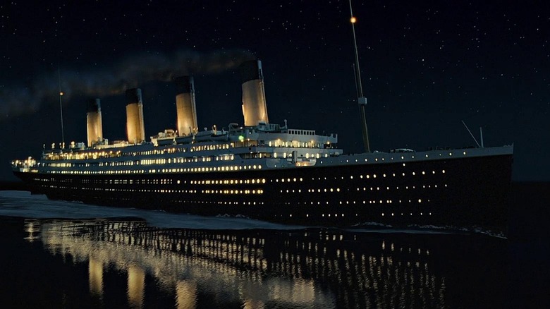 Titanic at night