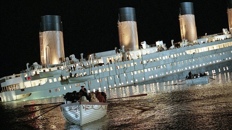 The Titanic is sinking