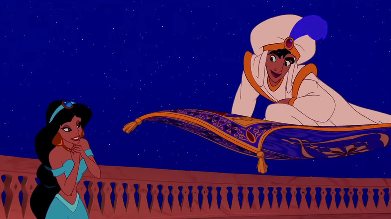 Aladdin talks to Jasmin