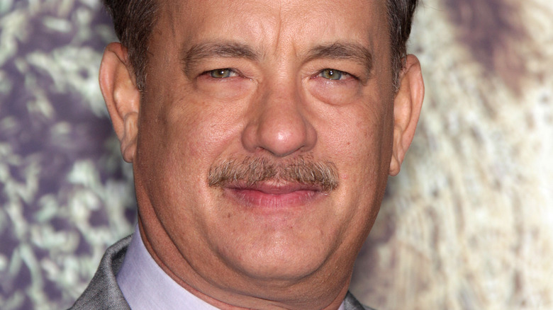 Tom Hanks with a mustache