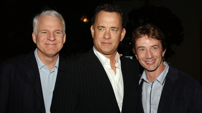Tom Hanks with Steve Martin and Martin Short