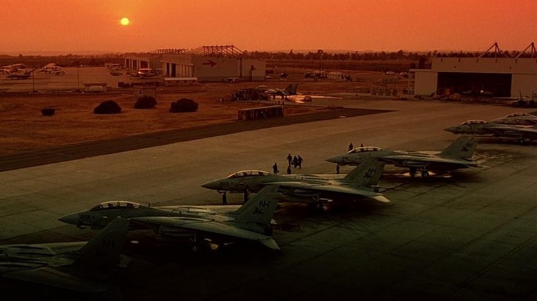 Naval base in Top Gun