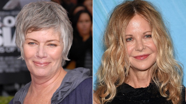 Kelly McGillis (L) and Meg Ryan (R)