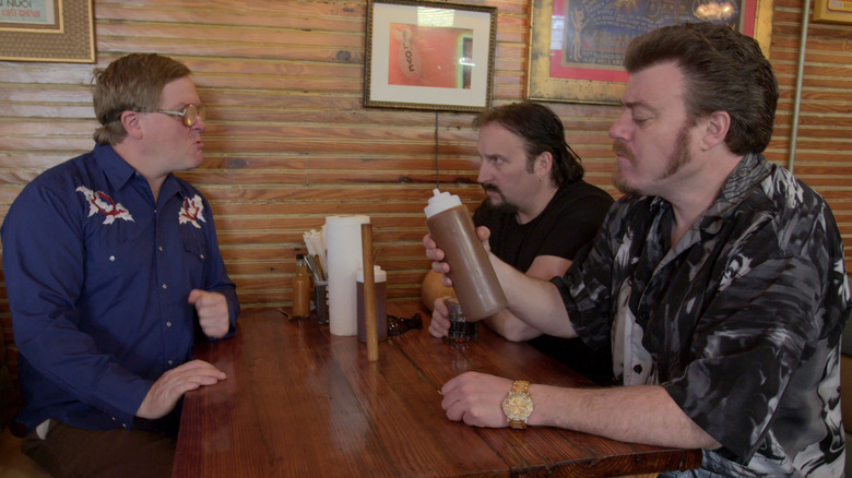 Trailer Park Boys around table