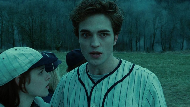 Edward and Bella at baseball