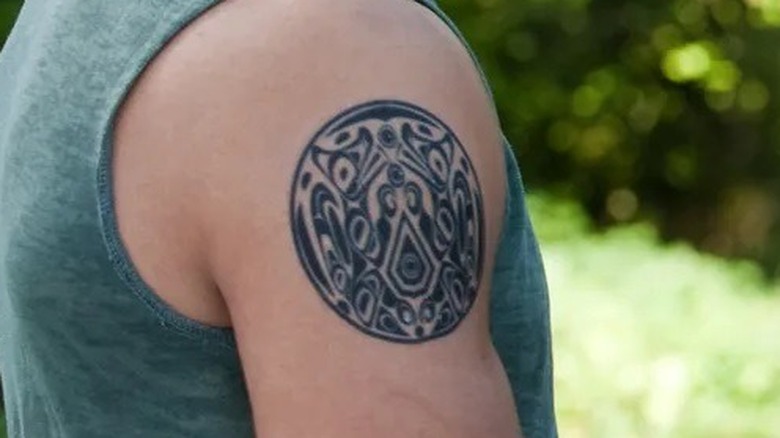 Jacob's Quileute tattoo