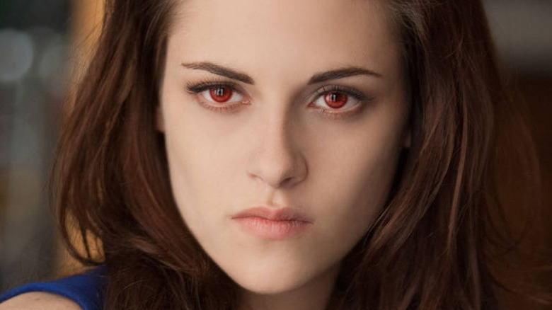 Bella as a new, red-eyed vampire