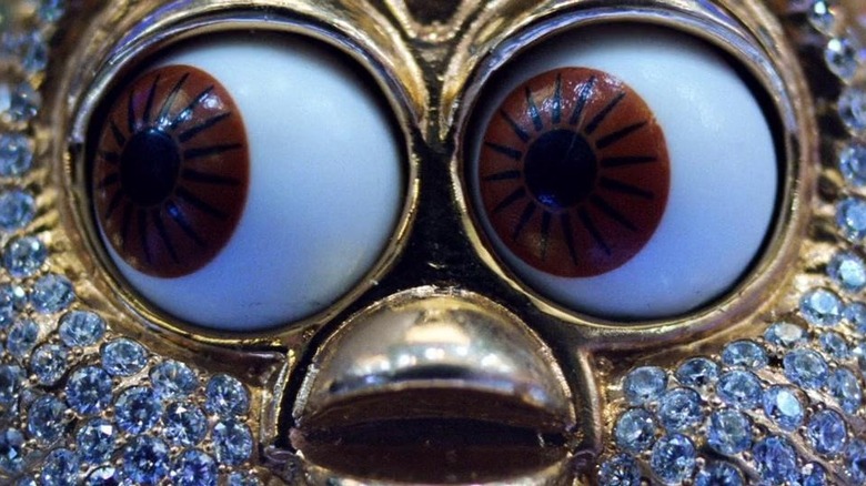 Diamond encrusted Furby from Uncut Gems