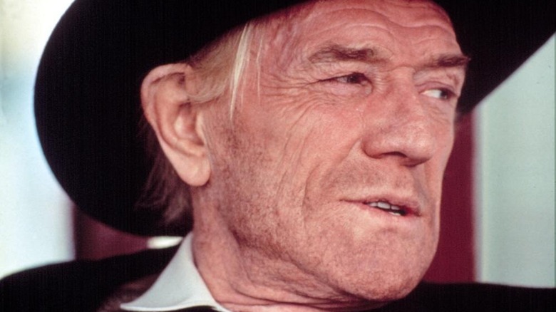 Richard Harris in a cowboy hat 