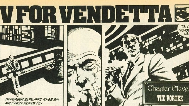 Original V For Vendetta strip from Warrior