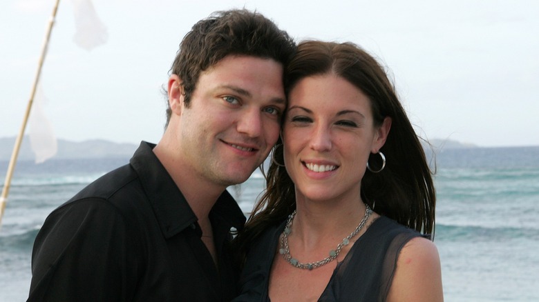 Bam Margera and then-fiancee Missy Rothstein