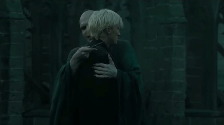 Voldemort hugs Draco