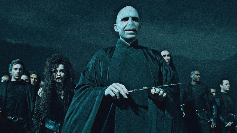 Voldemort with his army