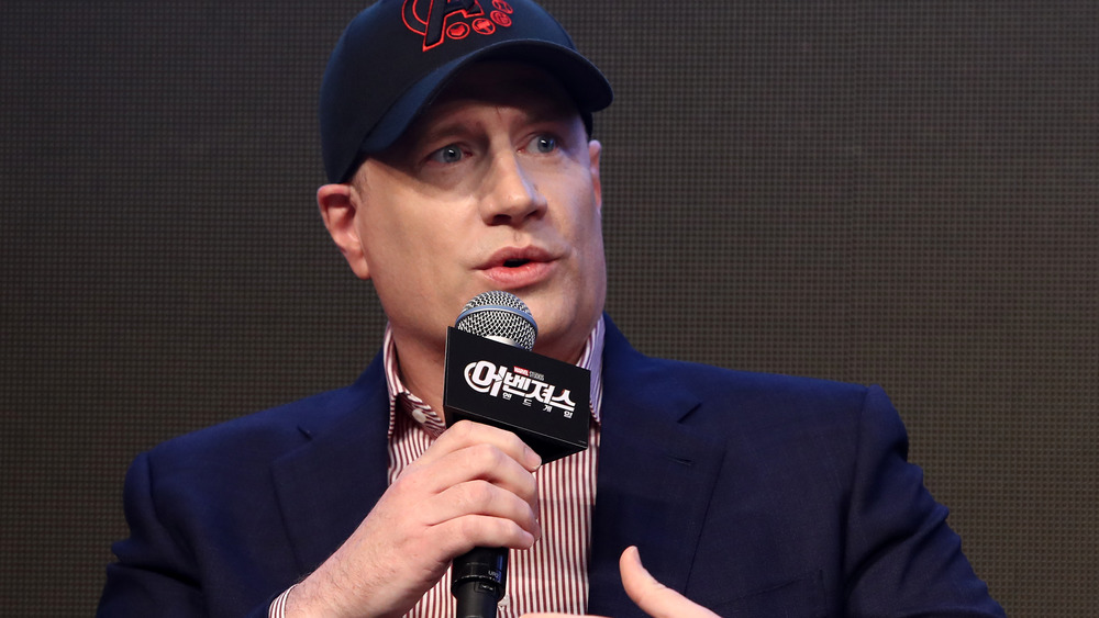 Kevin Feige speaking