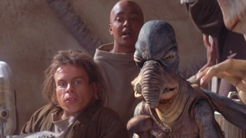 Warwick Davis in Star Wars: The Phantom Menace