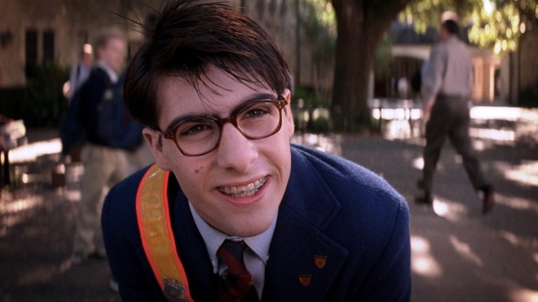 Jason Schwartzman smiling with braces