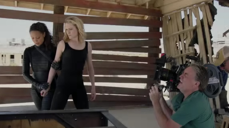 Behind the scenes, Westworld filming