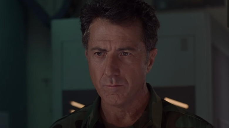 Dustin Hoffman in military garb