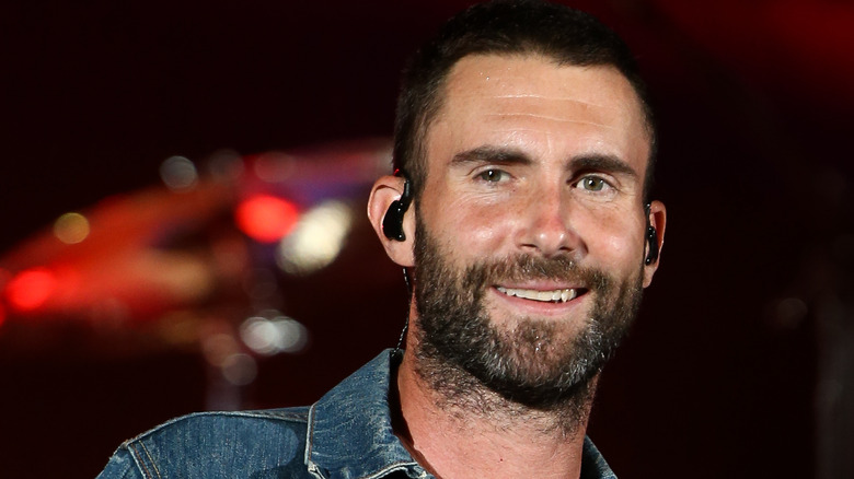 Adam Levine smiling