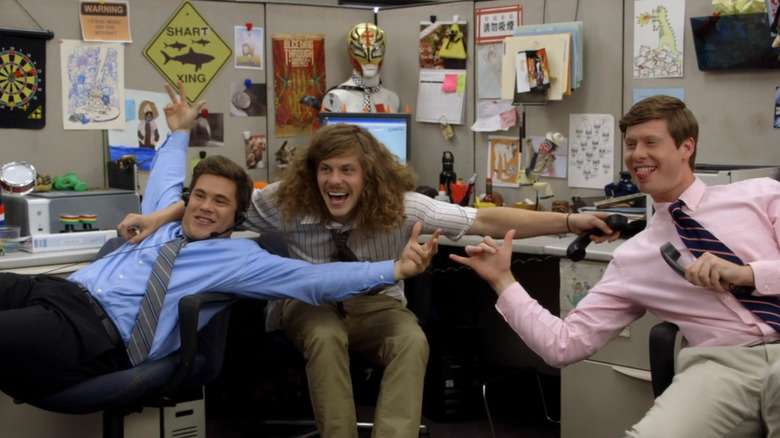 Adam, Blake and Anders in the office