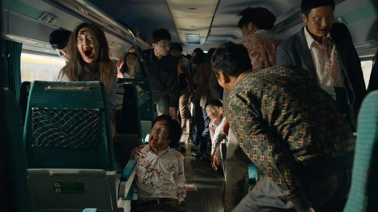 Train filled with zombies