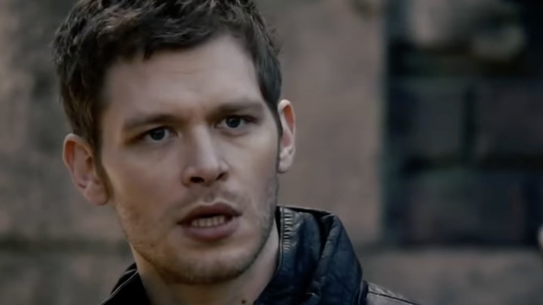 Klaus looking frustrated