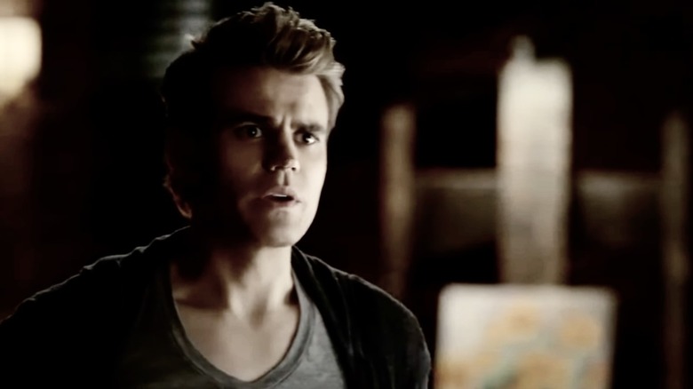 Stefan talking to Klaus