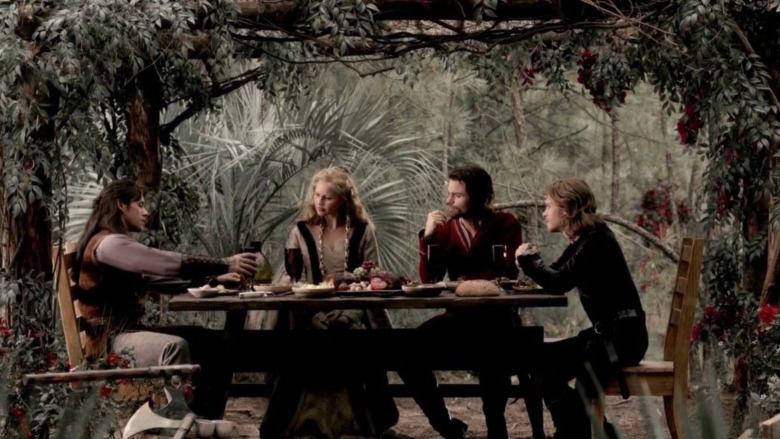 Rebekah, Elijah, and Klaus meet Alexander and the Brotherhood of the Five