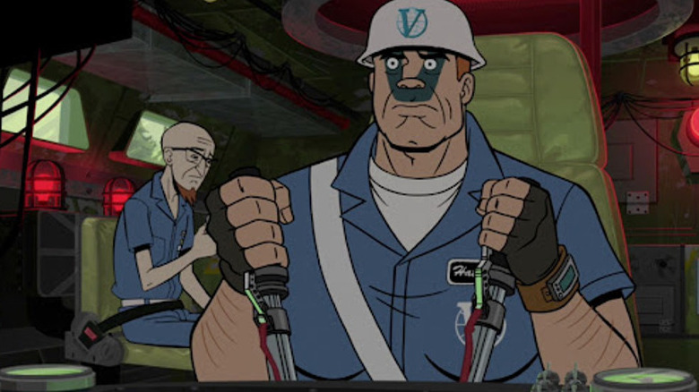 The Venture Bros. Sergeant Hatred drives