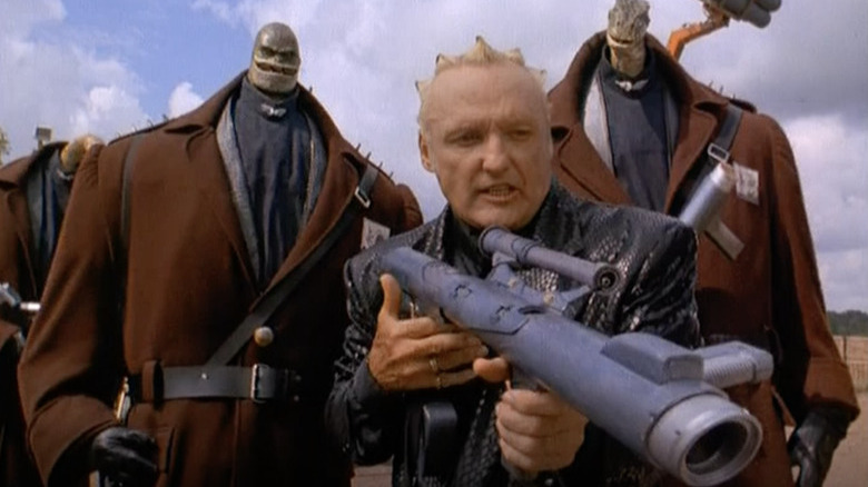 President Koopa wields a Super Scope in the Super Mario Bros movie