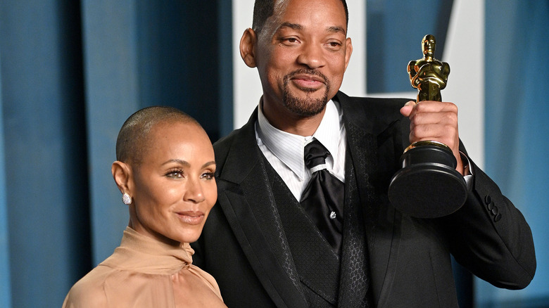 Jada Pinkett Smith at Oscars with Will Smith