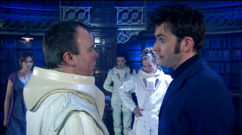 David Tenant and Steve Pemberton in Doctor Who