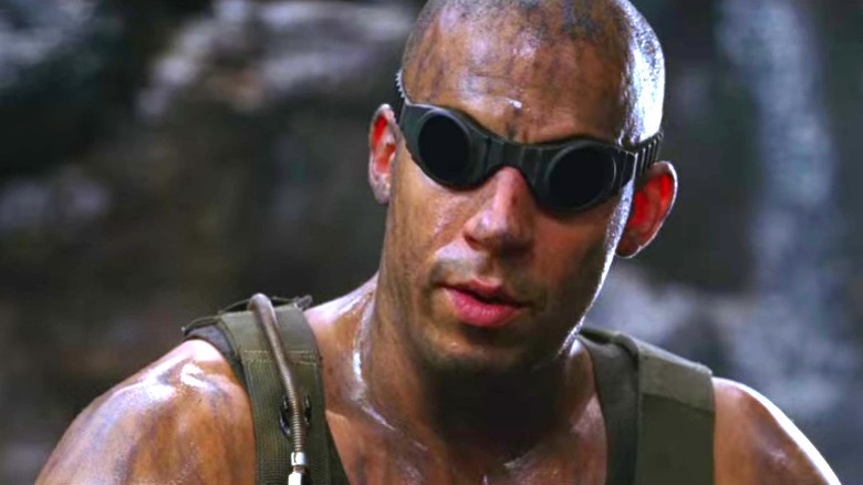 Riddick stares noncommitally