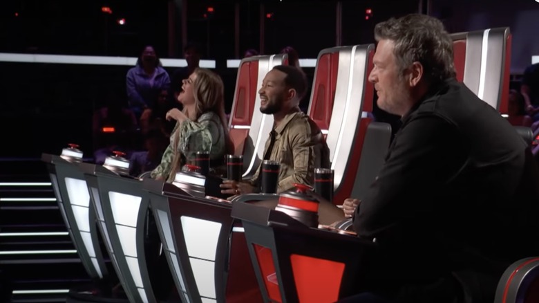 Kelly Clarkson, John Legend, and Blake Shelton, long-time coaches returning to The Voice