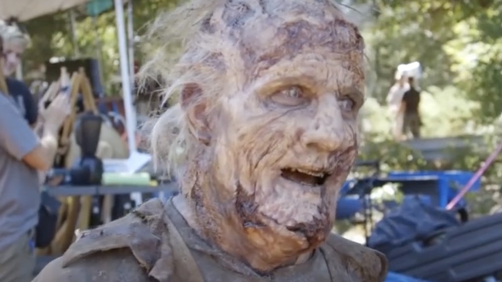 Scott Ian as a zombie on The Walking Dead