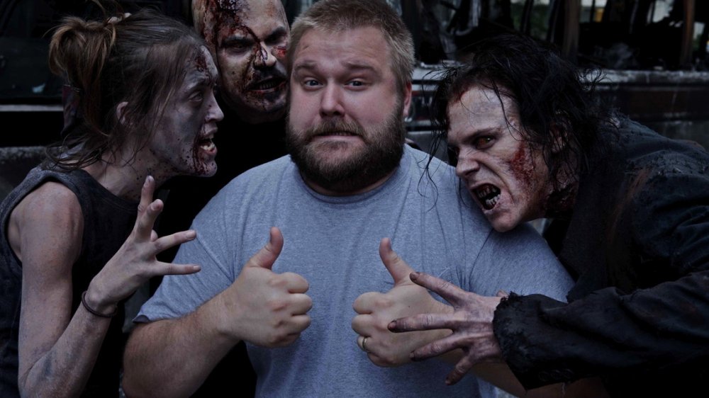 The Walking Dead creator Robert Kirkman and zombies