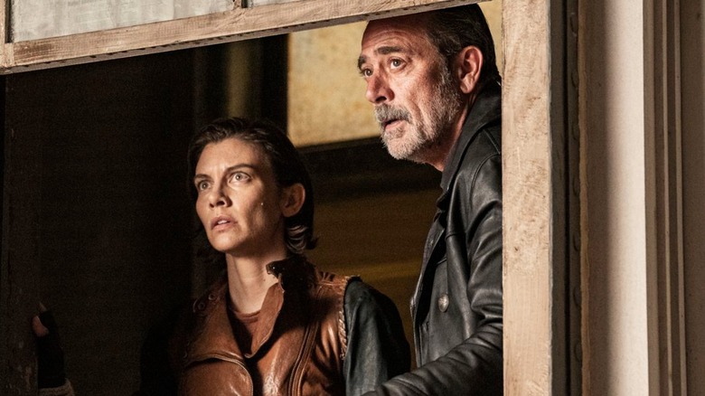 Negan and Maggie concerned