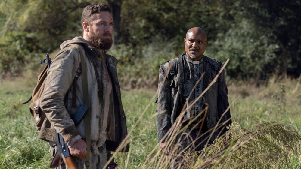 Aaron and Gabriel in field