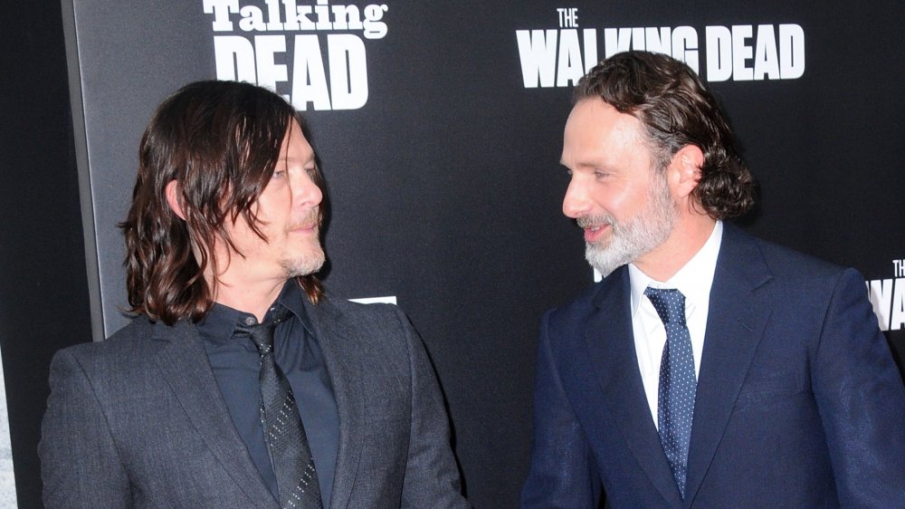 Actors Norman Reedus and Andrew Lincoln