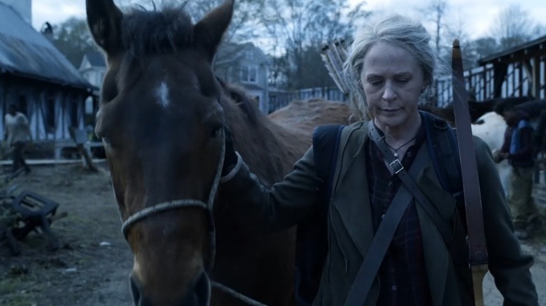 Carol with a horse