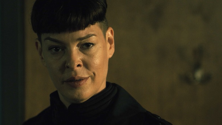 Jadis staring smirking