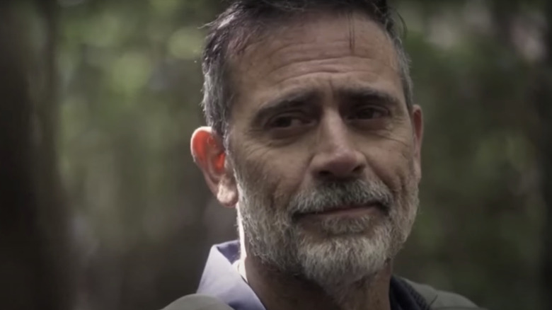 Jeffrey Dean Morgan as Negan smiling