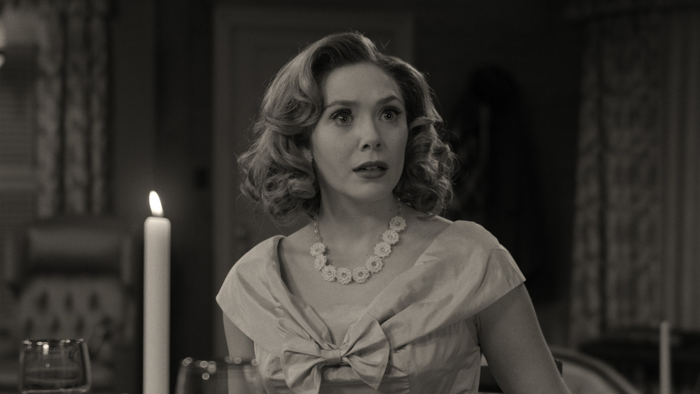 candles, Elizabeth Olsen in WandaVision