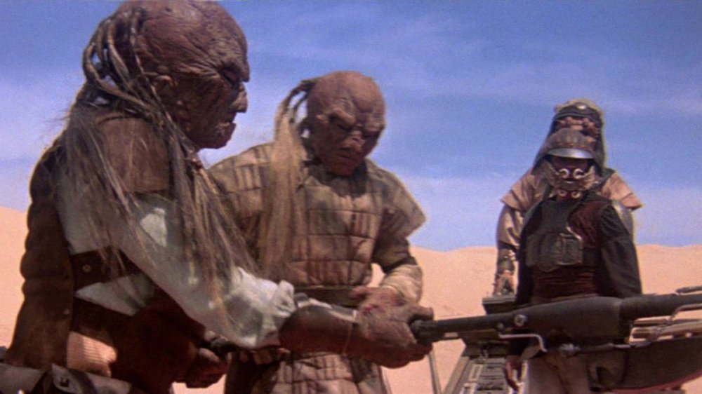 Weequay made their debut as Jabba the Hutt's guards in Star Wars: Episode VI - Return of the Jedi